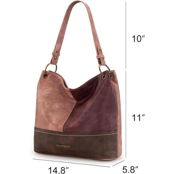 Purses for Women Hobo Shoulder Handbags with Zipper - Picture 6 of 6